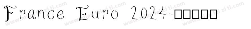 France Euro 2024字体转换